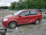 2007 Chevrolet Aveo LS z VIN KL1TD56647B059844, wystawiony jako Copart lot #65567274 z przebiegiem 108 962 mil mil oraz Szkoda całkowita • Salvage title. Historia ofert i sprzedaży dostępna na DreamBid. Obrazek 1.