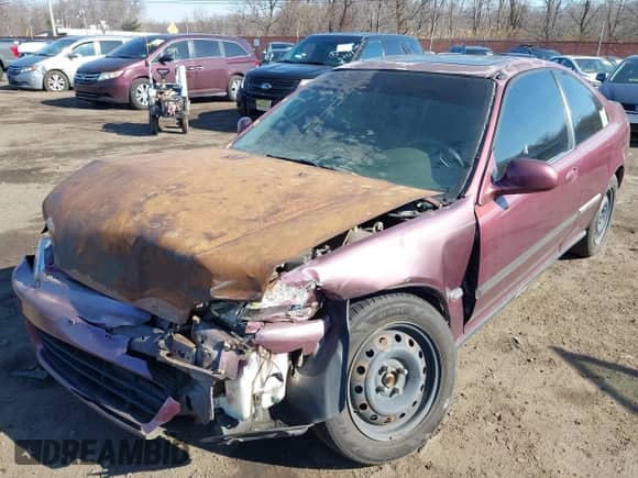 1994 Honda Civic with VIN 2HGEJ1232RH525345, listed as a IAAI auction lot 41646722 with 186,326 mi miles and . Bid and sale history available at DreamBid. Image 6.