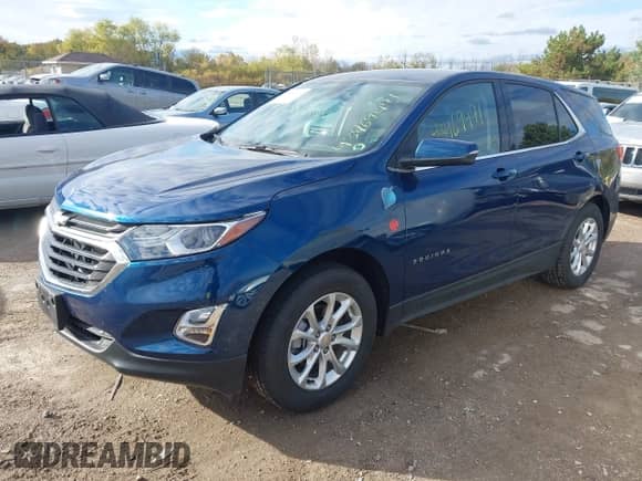 2019 Chevrolet Equinox LT with VIN 2GNAXKEV0K6239226, listed as a IAAI auction lot 43469471 with 32,747 mi miles and . Bid and sale history available at DreamBid. Image 2.