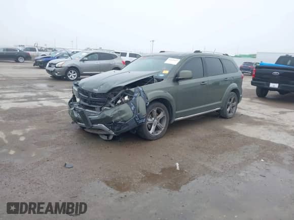 2017 Dodge Journey Crossroad with VIN 3C4PDCGG6HT619109, listed as a IAAI auction lot 41646415 with 115,106 mi miles and . Bid and sale history available at DreamBid. Image 2.