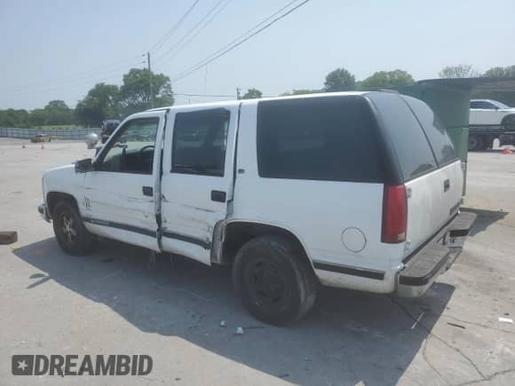 1999 Chevrolet Tahoe Police Special с VIN 1GNEC13R0XR104272, выставлен на аукционе Copart как лот 59710385 с пробегом 154 947 миль миль и Чистый • Clean title. История ставок и продаж доступна на DreamBid. Изображение 2.