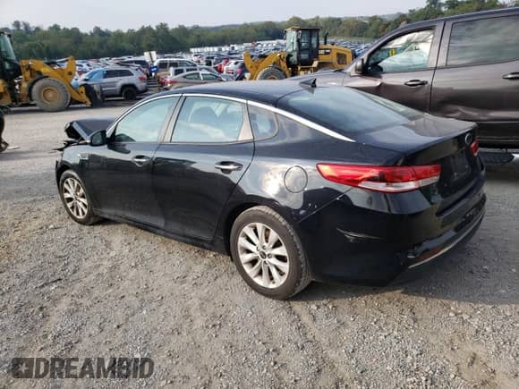 2018 Kia Optima LX with VIN 5XXGT4L3XJG265852, listed as a Copart auction lot 81731975 with 49,193 mi miles and Salvage title. Bid and sale history available at DreamBid. Image 2.