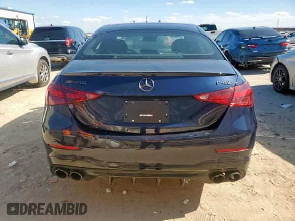 2023 Mercedes-Benz C 43 AMG with VIN W1KAF8HB3PR108549, listed as a Copart auction lot 56075715 with 23,023 mi miles and Salvage title. Bid and sale history available at DreamBid. Image 6.