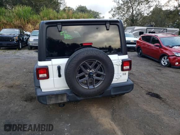 2025 Jeep Wrangler Sport S с VIN 1C4PJXDN5SW500763, выставлен на аукционе Copart как лот 86177305 с пробегом 26 193 миль миль и Чистый • Clean title. История ставок и продаж доступна на DreamBid. Изображение 6.