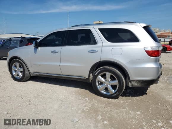 2011 Dodge Durango Citadel z VIN 1D4SD5GT9BC674405, wystawiony jako Copart lot #64994165 z przebiegiem 191 160 mil mil oraz Szkoda całkowita • Salvage title. Historia ofert i sprzedaży dostępna na DreamBid. Obrazek 2.