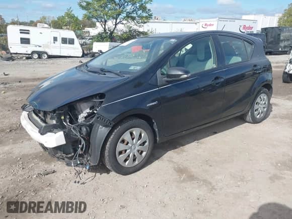 2012 Toyota Prius Two with VIN JTDKDTB33C1019730, listed as a IAAI auction lot 43442290 with 140,380 mi miles and . Bid and sale history available at DreamBid. Image 16.
