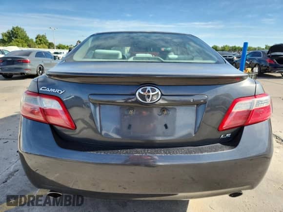 2007 Toyota Camry LE with VIN 4T1BK46K97U039137, listed as a Copart auction lot 71780925 with 213,494 mi miles and Salvage title. Bid and sale history available at DreamBid. Image 6.