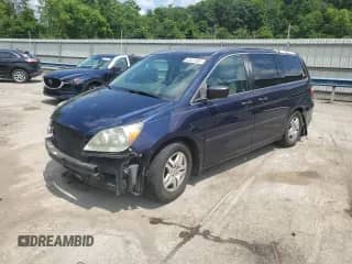 2007 Honda Odyssey LX с VIN 5FNRL38287B082674, выставлен на аукционе Copart как лот 63441695 с пробегом Не указан миль и Списание • Salvage title. История ставок и продаж доступна на DreamBid. Изображение 1.