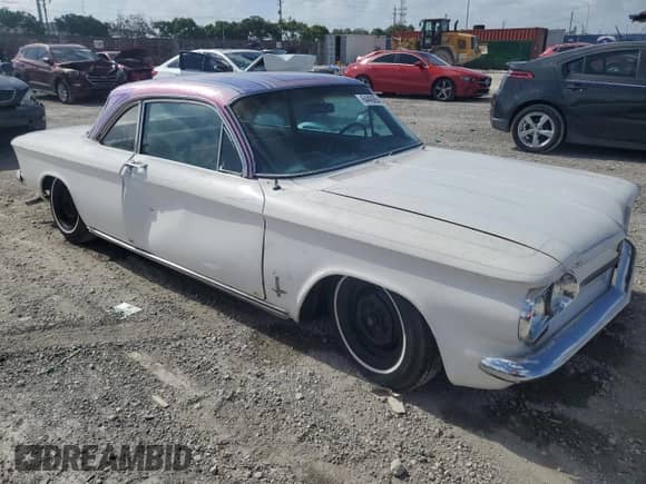 1963 Chevrolet Corvair с VIN 30927W150481, выставлен на аукционе Copart как лот 64406545 с пробегом 683 006 миль миль и Списание • Salvage title. История ставок и продаж доступна на DreamBid. Изображение 4.