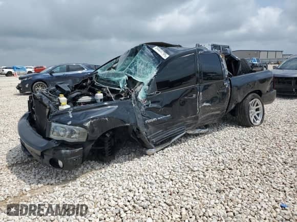 2005 Dodge RAM with VIN 3D7HA18H25G834294, listed as a Copart auction lot 54404795 with 128,583 mi miles and Non repairable. Bid and sale history available at DreamBid. Image 1.