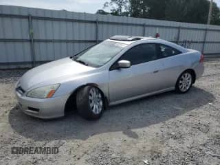 2007 Honda Accord EX-L with VIN 1HGCM82607A007604, listed as a Copart auction lot 80398425 with 215,160 mi miles and Salvage title. Bid and sale history available at DreamBid. Image 1.