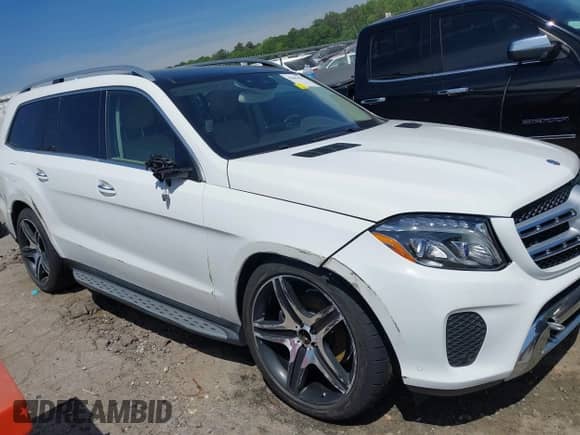 2019 Mercedes-Benz GLS 450 z VIN 4JGDF6EE8KB221629, wystawiony jako IAAI lot #42067651 z przebiegiem 66 560 mil mil oraz . Historia ofert i sprzedaży dostępna na DreamBid. Obrazek 1.