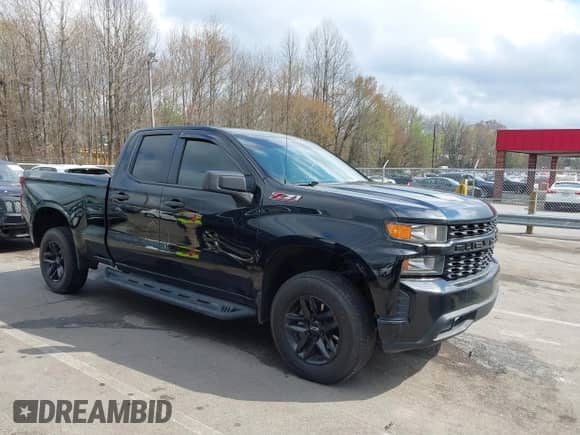 2019 Chevrolet Silverado 1500 Custom Trail Boss with VIN 1GCRYCEF0KZ235480, listed as a IAAI auction lot 41826951 with 102,046 mi miles and . Bid and sale history available at DreamBid. Image 1.