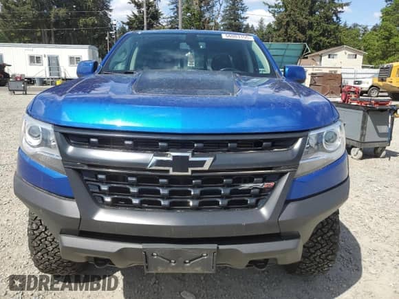 2020 Chevrolet Colorado 4WD ZR2 with VIN 1GCPTEE19L1176032, listed as a Copart auction lot 56003155 with 44,548 mi miles and Salvage title. Bid and sale history available at DreamBid. Image 5.