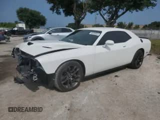 2021 Dodge Challenger R/T Scat Pack with VIN 2C3CDZFJ7MH681124, listed as a Copart auction lot 66354605 with 45,785 mi miles and Salvage title. Bid and sale history available at DreamBid. Image 1.