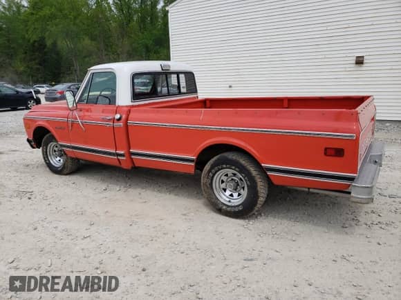 1970 Chevrolet Silverado 1500 z VIN CE140A106878, wystawiony jako Copart lot #55591195 z przebiegiem 74 781 mil mil oraz Szkoda całkowita • Salvage title. Historia ofert i sprzedaży dostępna na DreamBid. Obrazek 2.
