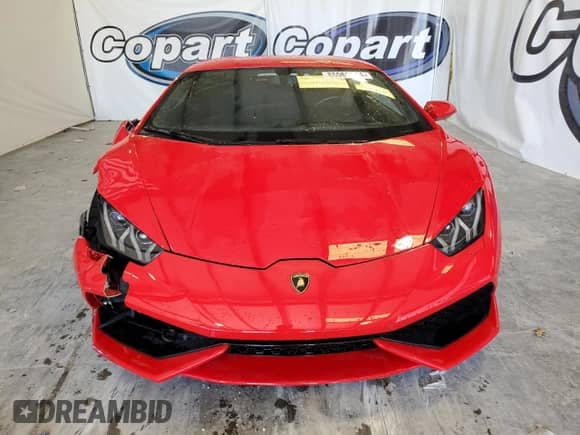 2015 Lamborghini Huracan с VIN ZHWUC1ZFXFLA00871, выставлен на аукционе Copart как лот 86063244 с пробегом 6 755 миль миль и Списание • Salvage title. История ставок и продаж доступна на DreamBid. Изображение 5.