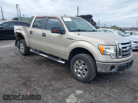 2009 Ford F-150 XL with VIN 1FTPW14V09FA94450, listed as a IAAI auction lot 43456054 with 128,990 mi miles and . Bid and sale history available at DreamBid. Image 1.