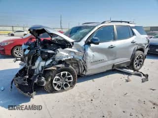 2025 Chevrolet Equinox AWD ACTIV с VIN 3GNAXSEG5SL306349, выставлен на аукционе Copart как лот 81031465 с пробегом 6 987 миль миль и Списание • Salvage title. История ставок и продаж доступна на DreamBid. Изображение 1.