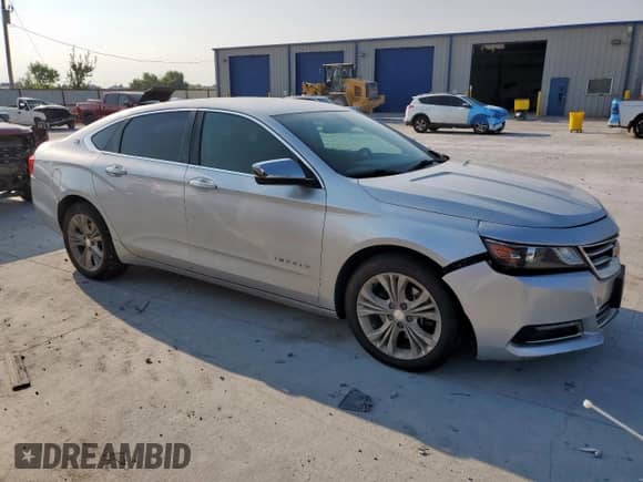 2015 Chevrolet Impala LS with VIN 2G11X5SL8F9179187, listed as a Copart auction lot 81594525 with 136,005 mi miles and Salvage title. Bid and sale history available at DreamBid. Image 4.