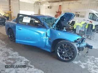 2023 Dodge Charger Scat Pack with VIN 2C3CDXGJ6PH639762, listed as a IAAI auction lot 42188691 with Not provided miles and . Bid and sale history available at DreamBid. Image 1.