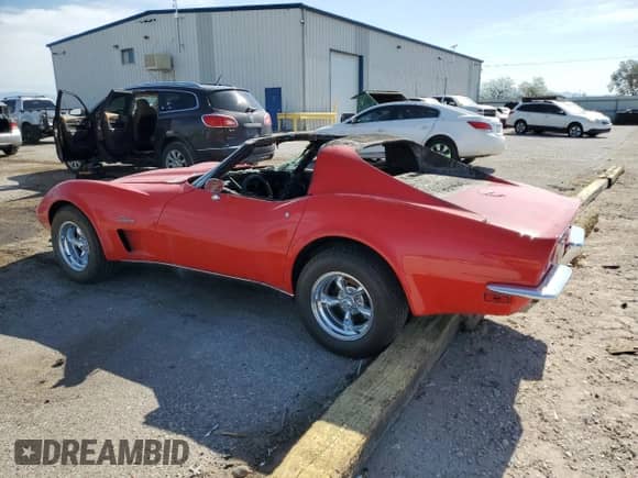 1973 Chevrolet Corvette с VIN 1Z37T3S409288, выставлен на аукционе Copart как лот 67981425 с пробегом Не указан миль и Списание • Salvage title. История ставок и продаж доступна на DreamBid. Изображение 2.