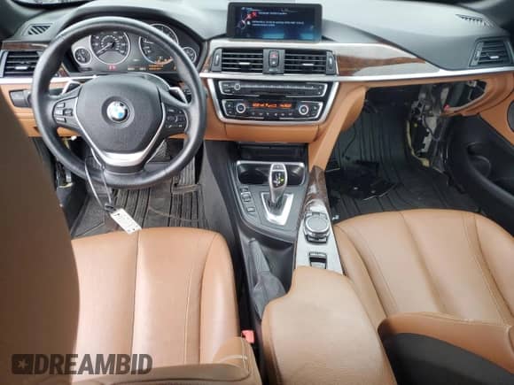 2015 BMW 4 Series 428i xDrive with VIN WBA3T1C55FP820878, listed as a Copart auction lot 63287345 with 69,873 mi miles and Salvage title. Bid and sale history available at DreamBid. Image 8.