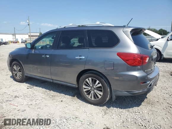 2017 Nissan Pathfinder SV with VIN 5N1DR2MN0HC905711, listed as a Copart auction lot 71977465 with 119,672 mi miles and Salvage title. Bid and sale history available at DreamBid. Image 2.