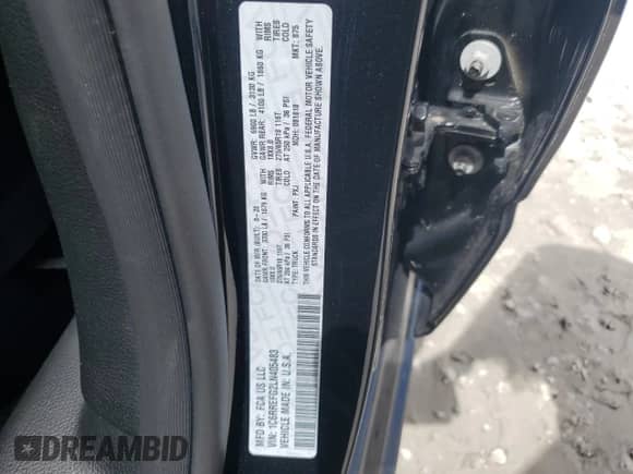 2020 Ram 1500 Big Horn z VIN 1C6RREFG2LN405483, wystawiony jako Copart lot #64309925 z przebiegiem 6 587 mil mil oraz Szkoda całkowita • Salvage title. Historia ofert i sprzedaży dostępna na DreamBid. Obrazek 12.