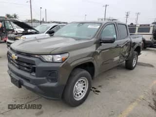 2024 Chevrolet Colorado 2WD Work Truck с VIN 1GCGSBECXR1134559, выставлен на аукционе Copart как лот 91029855 с пробегом 30 281 миль миль и Списание • Salvage title. История ставок и продаж доступна на DreamBid. Изображение 1.