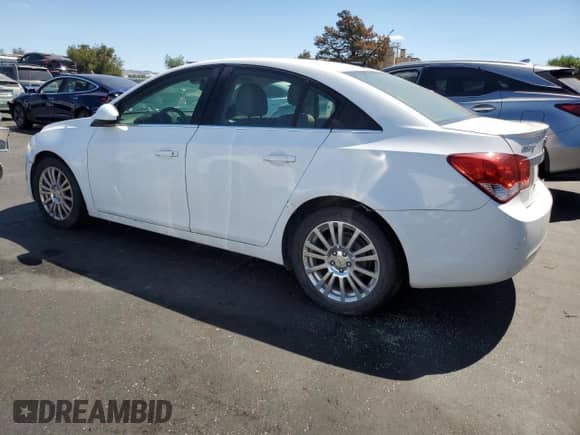 2011 Chevrolet Cruze ECO 1XF with VIN 1G1PK5S92B7303642, listed as a Copart auction lot 80011385 with 148,252 mi miles and Clean title. Bid and sale history available at DreamBid. Image 2.