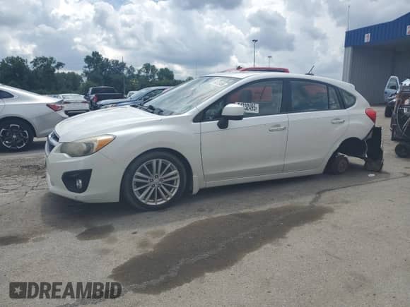 2013 Subaru Impreza Limited with VIN JF1GPAH63DH206628, listed as a Copart auction lot 64732495 with 131,737 mi miles and Non repairable. Bid and sale history available at DreamBid. Image 1.