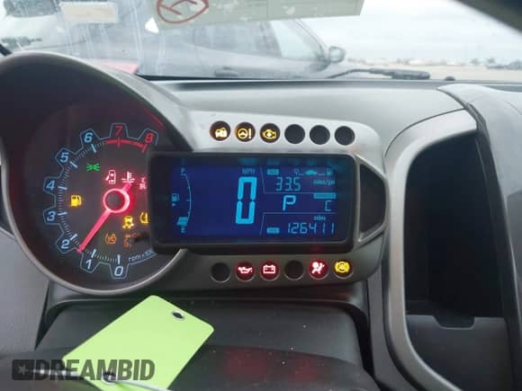 2014 Chevrolet Sonic LTZ with VIN 1G1JE5SB6E4203338, listed as a IAAI auction lot 43414724 with 126,365 mi miles and . Bid and sale history available at DreamBid. Image 7.