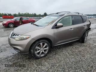 2012 Nissan Murano LE with VIN JN8AZ1MU8CW100575, listed as a Copart auction lot 81825905 with 151,183 mi miles and Salvage title. Bid and sale history available at DreamBid. Image 1.