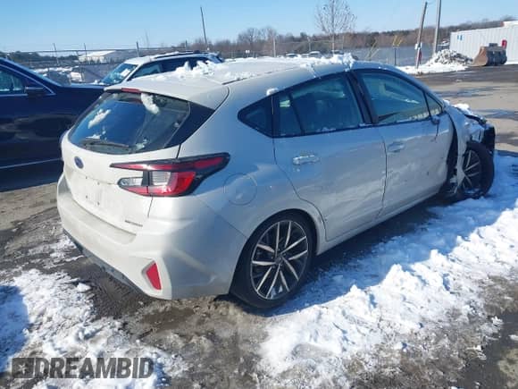 2024 Subaru Impreza Special Sports with VIN JF1GUAFC2R8281801, listed as a IAAI auction lot 41246911 with 18,221 mi miles and . Bid and sale history available at DreamBid. Image 4.