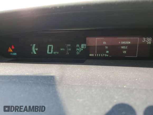 2013 Toyota Prius One с VIN JTDKN3DU0D5566757, выставлен на аукционе Copart как лот 80306085 с пробегом 111 179 миль миль и Списание • Salvage title. История ставок и продаж доступна на DreamBid. Изображение 9.