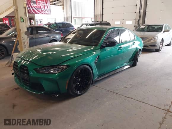 2024 BMW M3 Competition xDrive with VIN WBS43AY0XRFT45221, listed as a IAAI auction lot 42254646 with Not provided miles and . Bid and sale history available at DreamBid. Image 18.