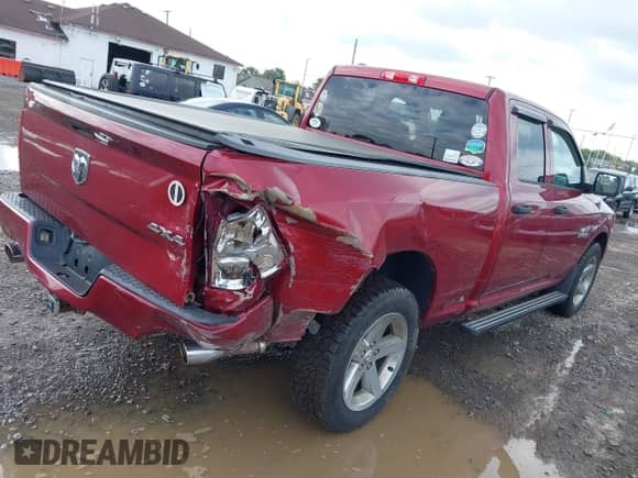 2014 Ram 1500 Express z VIN 1C6RR7FT4ES109331, wystawiony jako IAAI lot #43302806 z przebiegiem 146 000 mil mil oraz . Historia ofert i sprzedaży dostępna na DreamBid. Obrazek 4.