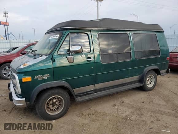 1995 Chevrolet Chevy Van с VIN 1GBEG25K8SF209126, выставлен на аукционе Copart как лот 86254464 с пробегом 161 683 миль миль и Чистый • Clean title. История ставок и продаж доступна на DreamBid. Изображение 1.