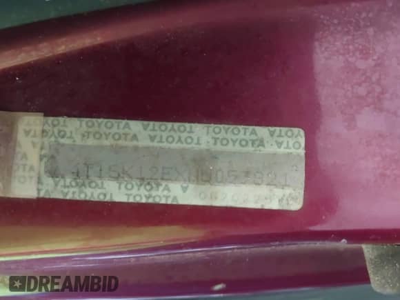 1992 Toyota Camry LE с VIN 4T1SK12EXNU053821, выставлен на аукционе IAAI как лот 42219617 с пробегом 801 518 миль миль и . История ставок и продаж доступна на DreamBid. Изображение 9.
