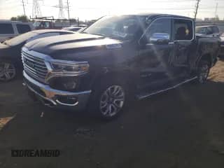 2023 Ram 1500 Longhorn with VIN 1C6SRFKTXPN514838, listed as a Copart auction lot 75259224 with 22,446 mi miles and Salvage title. Bid and sale history available at DreamBid. Image 1.