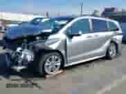 2025 Toyota Sienna XLE with VIN 5TDJSKFCXSS173486, listed as a IAAI auction lot 43421810 with 6,101 mi miles and . Bid and sale history available at DreamBid. Image 2.