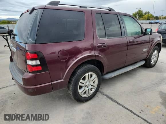 2008 Ford Explorer Limited with VIN 1FMEU75EX8UA76672, listed as a Copart auction lot 85944785 with 163,735 mi miles and Clean title. Bid and sale history available at DreamBid. Image 3.
