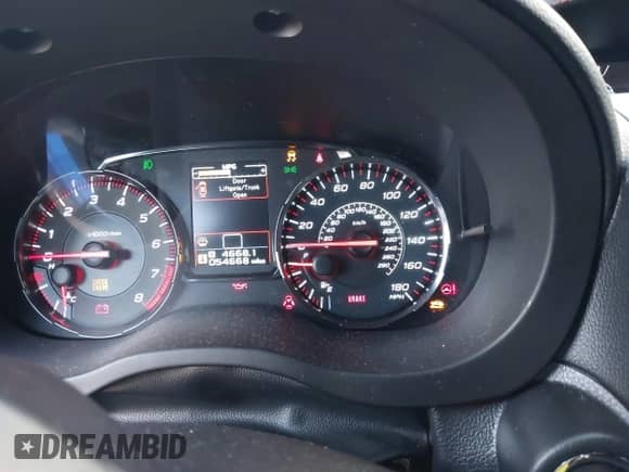 2021 Subaru WRX Premium with VIN JF1VA1C69M9816477, listed as a IAAI auction lot 42616995 with 54,668 mi miles and . Bid and sale history available at DreamBid. Image 7.