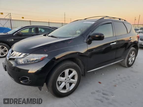 2010 Nissan Murano SL with VIN JN8AZ1MUXAW013628, listed as a Copart auction lot 86631295 with 66,024 mi miles and Salvage title. Bid and sale history available at DreamBid. Image 1.