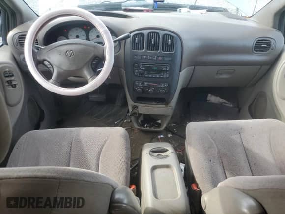2001 Dodge Caravan EX with VIN 2B4GP74LX1R293305, listed as a Copart auction lot 81262594 with 301,228 mi miles and Salvage title. Bid and sale history available at DreamBid. Image 8.