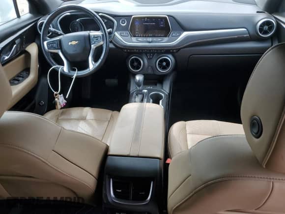 2020 Chevrolet Blazer Premier with VIN 3GNKBLRS6LS552504, listed as a Copart auction lot 80510655 with 66,209 mi miles and Salvage title. Bid and sale history available at DreamBid. Image 8.