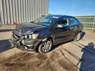 2015 Chevrolet Sonic LT with VIN 1G1JC5SG7F4143461, listed as a Copart auction lot 81976365 with 83,258 mi miles and Salvage title. Bid and sale history available at DreamBid. Image 1.