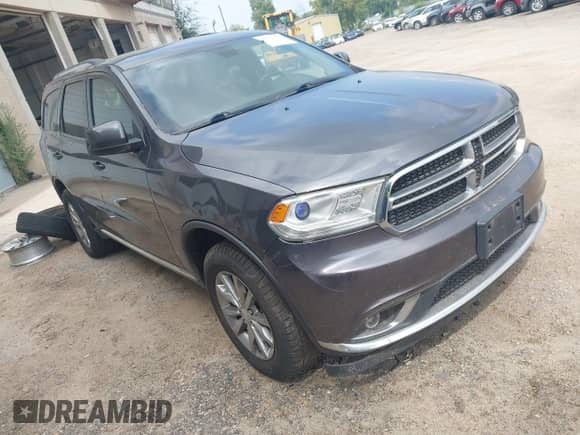 2017 Dodge Durango SXT с VIN 1C4RDJAG5HC945372, выставлен на аукционе IAAI как лот 43142778 с пробегом 159 786 миль миль и . История ставок и продаж доступна на DreamBid. Изображение 1.