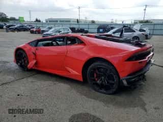 2019 Lamborghini Huracan with VIN ZHWUC1ZF5KLA11688, listed as a Copart auction lot 68573555 with 16,294 mi miles and Salvage title. Bid and sale history available at DreamBid. Image 2.